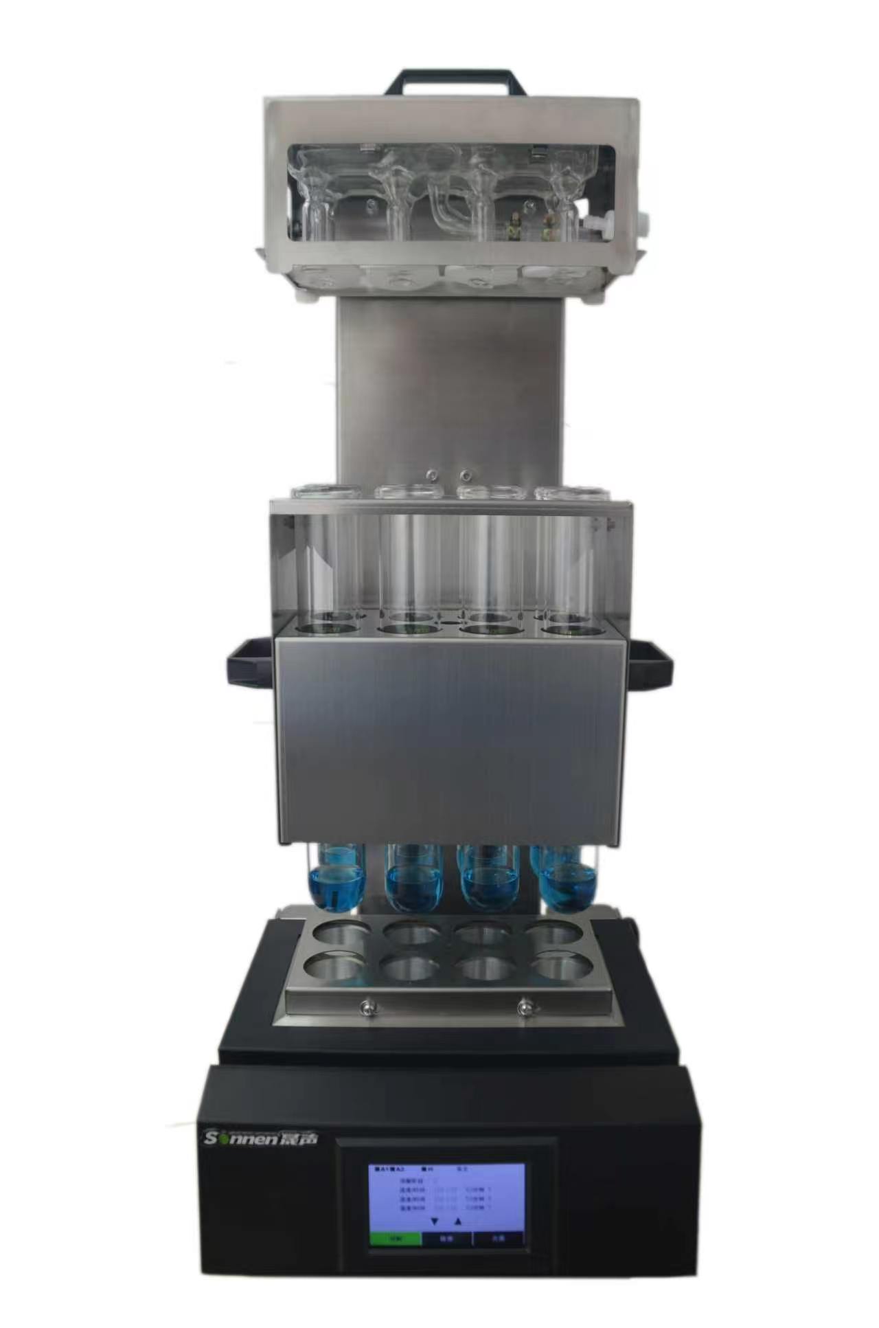 Smart 08 automated aluminum block digester with automatic lifting rack — Sonnen laboratory instrument